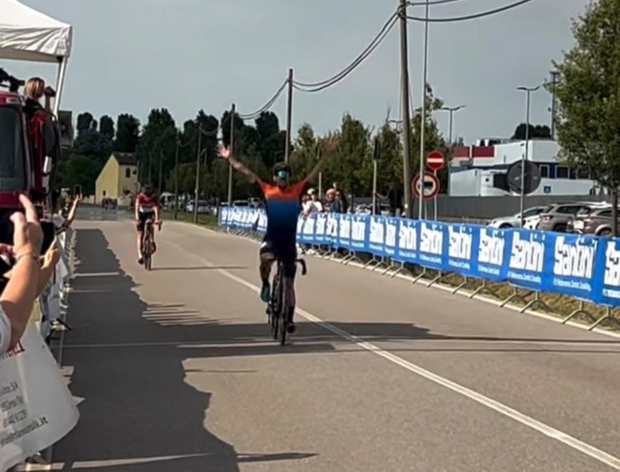 Scoppito Michele (Team FP) vincitore assoluto gara giovani